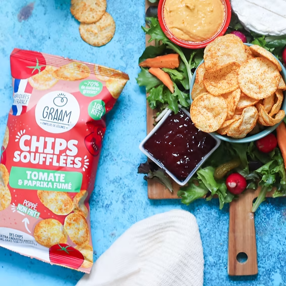 Puffed Tomato & Smoked Paprika Chips 14 x 60g