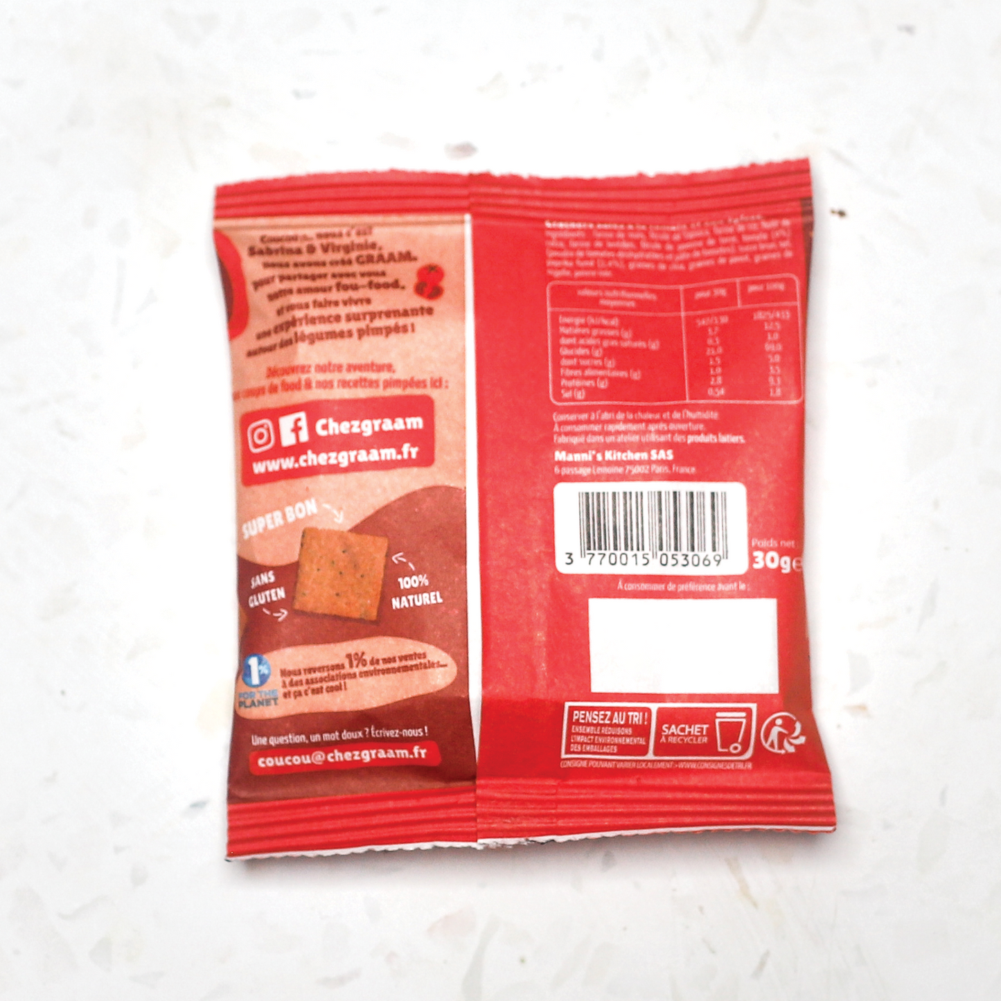 Tomato & Smoked Paprika Crackers 10 x 30g
