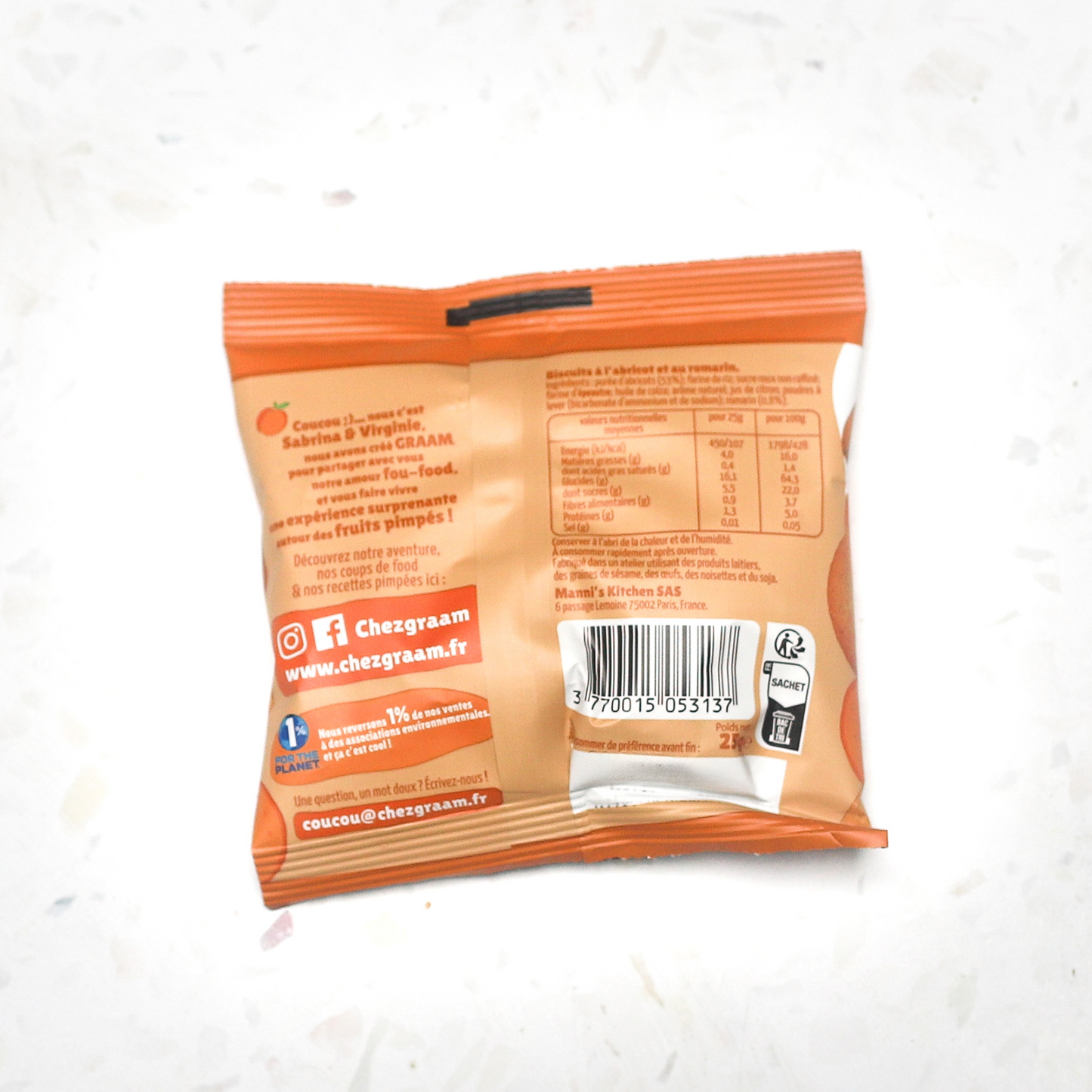 Croustillants Abricot & Romarin 10 x 25g
