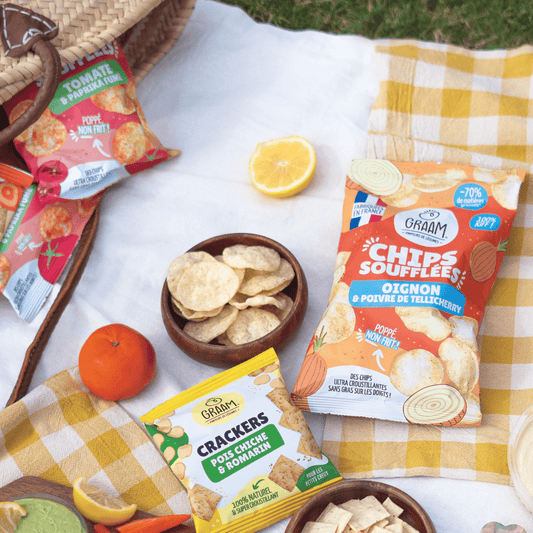 Chips soufflées Oignon & Poivre de Tellicherry 14 x 60g