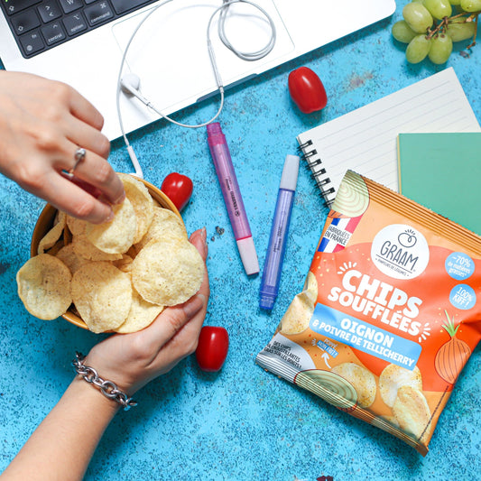 Chips soufflées Oignon & Poivre de Tellicherry 20 x 20g