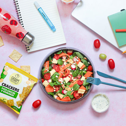 Crackers Pois Chiche & Romarin 10 x 30g