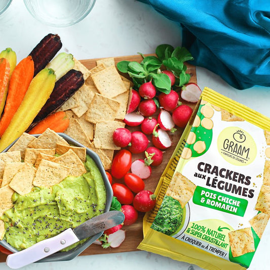 Crackers Pois Chiche & Romarin 6 x 85g