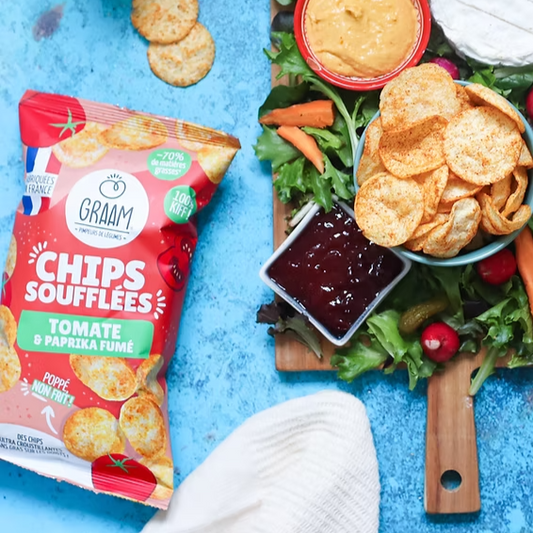 Puffed Tomato &amp; Smoked Paprika Chips 14 x 60g