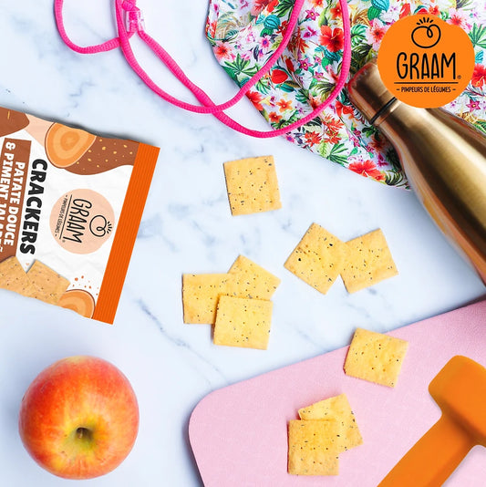 Sweet Potato &amp; Jalapeno Pepper Crackers 10 x 30g