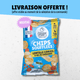 Chips soufflées Lentille corail & sel de Guérande 14x60g